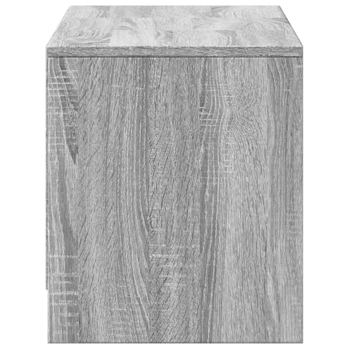 Dulap TV cu LED, gri sonoma, 97x34x40 cm, lemn prelucrat - WALTI WALTI