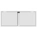 Comodă TV de perete cu lumini LED, alb, 80x31x35 cm - WALTI WALTI