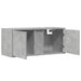 Comodă TV de perete cu lumini LED, gri beton, 80x31x35 cm - WALTI WALTI