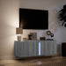 Dulap TV de perete cu lumini LED, gri sonoma, 100x31x35 cm - WALTI WALTI