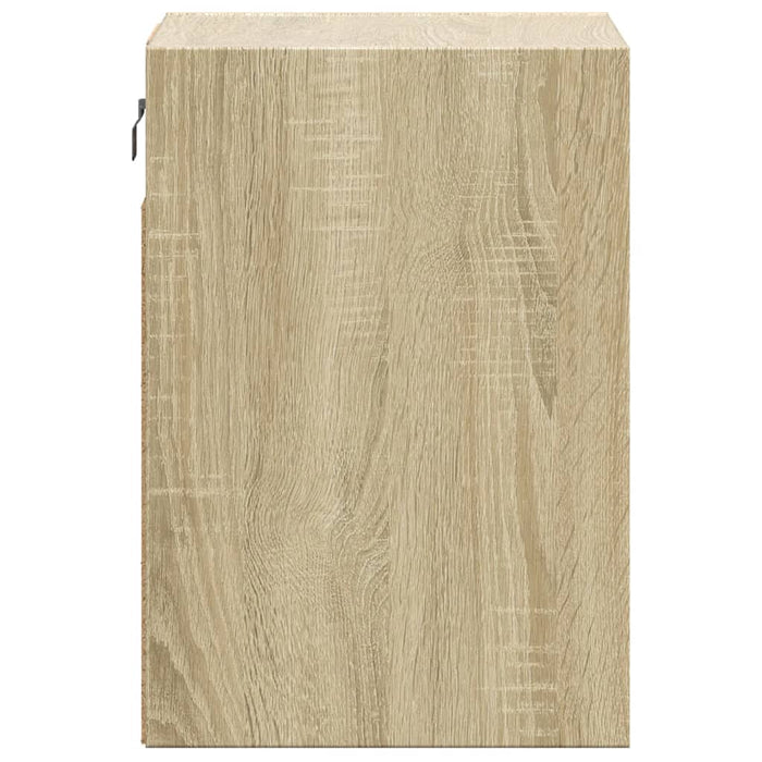 Comodă TV de perete cu lumini LED, stejar sonoma, 41x31x45 cm - WALTI WALTI