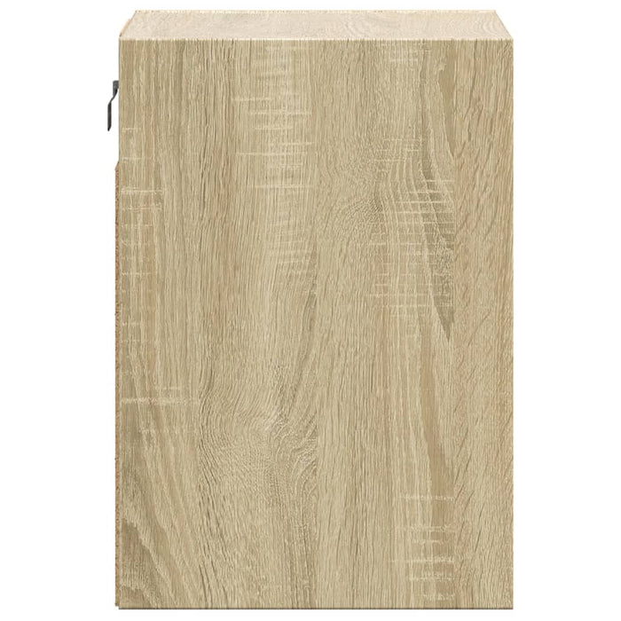 Comodă TV de perete cu LED, 2 buc. stejar sonoma, 41x31x45 cm - WALTI WALTI