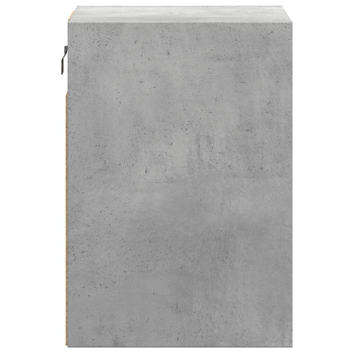 Comode TV de perete cu lumini LED 2 buc. gri beton 41x31x45 cm - WALTI WALTI