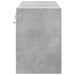 Comodă TV de perete cu lumini LED, gri beton, 80x31x45 cm - WALTI WALTI