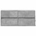 Comodă TV de perete cu lumini LED, gri beton, 100x31x45 cm - WALTI WALTI