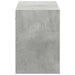Comodă TV de perete cu lumini LED, gri beton, 100x31x45 cm - WALTI WALTI