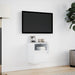 Comodă TV de perete cu lumini LED, alb, 41x31x45 cm - WALTI WALTI