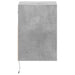 Comodă TV de perete cu lumini LED, gri beton, 41x31x45 cm - WALTI WALTI