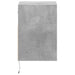 Comode TV de perete cu lumini LED 2 buc. gri beton 41x31x45 cm - WALTI WALTI