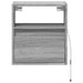Comodă TV de perete cu LED, 2 buc, gri sonoma, 41x31x45 cm - WALTI WALTI