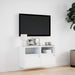 Comodă TV de perete cu lumini LED, alb, 80x31x45 cm - WALTI WALTI