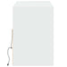 Comodă TV de perete cu lumini LED, alb, 130x31x45 cm - WALTI WALTI