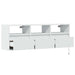 Comodă TV de perete cu lumini LED, alb, 130x31x45 cm - WALTI WALTI