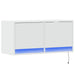 Comodă TV de perete cu lumini LED, alb, 80x31x38 cm - WALTI WALTI