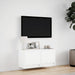 Comodă TV de perete cu lumini LED, alb, 80x31x38 cm - WALTI WALTI