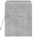 Comodă TV de perete cu lumini LED, gri beton, 80x31x38 cm - WALTI WALTI