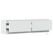 Dulap TV de perete cu lumini LED, alb, 140x31x38 cm - WALTI WALTI