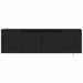 Dulap TV de perete cu lumini LED, negru, 135x31x39,5 cm - WALTI WALTI
