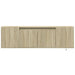 Dulap TV de perete cu lumini LED, stejar sonoma, 135x31x39,5 cm - WALTI WALTI