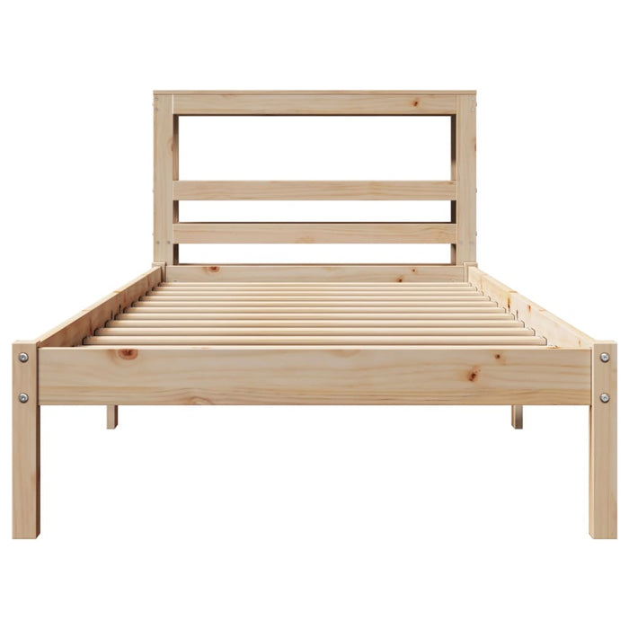 Cadru pat fără saltea, 90x190 cm, lemn masiv de pin - WALTI WALTI