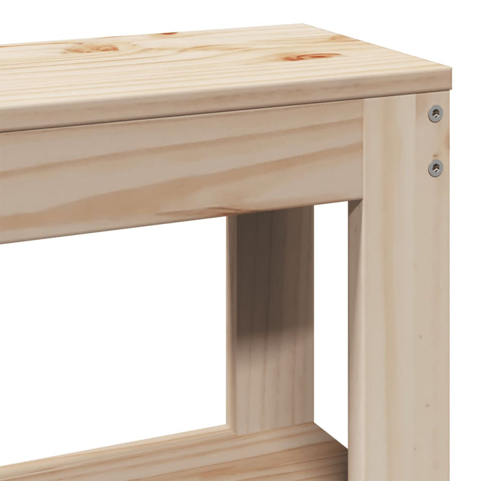 Cadru de pat fără saltea, 150x200 cm, lemn masiv pin - WALTI WALTI