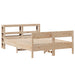 Cadru de pat fără saltea, 120x200 cm, lemn masiv pin - WALTI WALTI