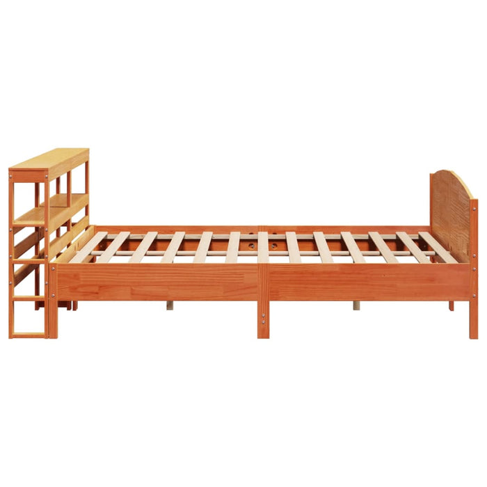 Cadru de pat fără saltea, maro ceruit 180x200 cm lemn masiv pin - WALTI WALTI
