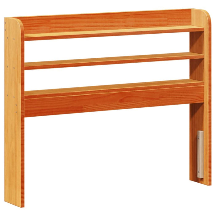 Cadru pat fără saltea, maro ceruit, 75x190 cm, lemn masiv pin - WALTI WALTI