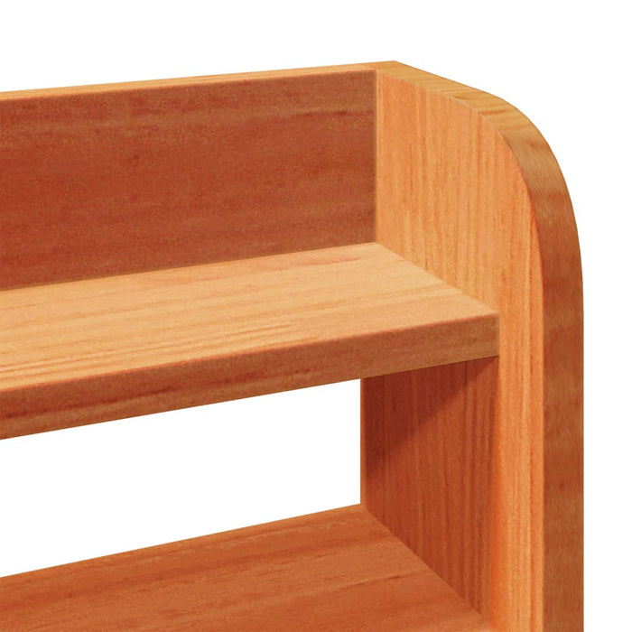 Cadru de pat fără saltea, maro ceruit 200x200 cm lemn masiv pin - WALTI WALTI