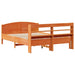 Cadru de pat fără saltea, maro ceruit 150x200 cm lemn masiv pin - WALTI WALTI