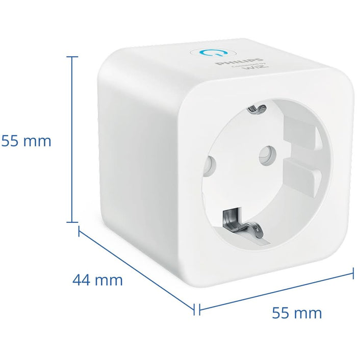 Priza inteligenta PHILIPS 8721103136213, Wi-Fi, WiZ, IP20, alb WALTI