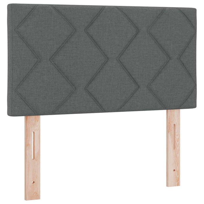 Tăblie cap cu lumini cu bandă LED Ajustabil Gri 80 cm țesătură - WALTI WALTI