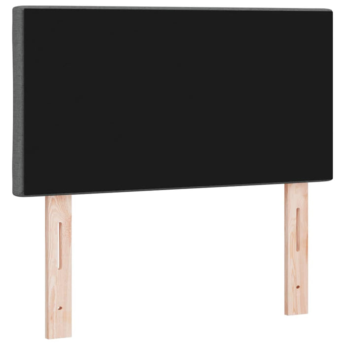 Tăblie cap cu lumini cu bandă LED Ajustabil Gri 80 cm țesătură - WALTI WALTI