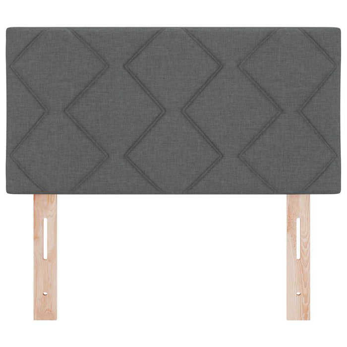 Tăblie cap cu lumini cu bandă LED Ajustabil Gri 80 cm țesătură - WALTI WALTI