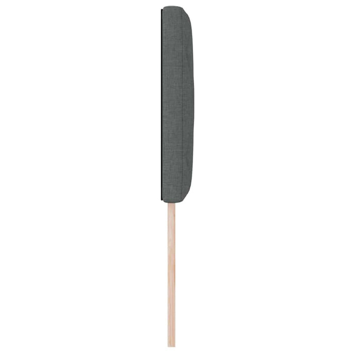 Tăblie cap cu lumini cu bandă LED Ajustabil Gri 80 cm țesătură - WALTI WALTI