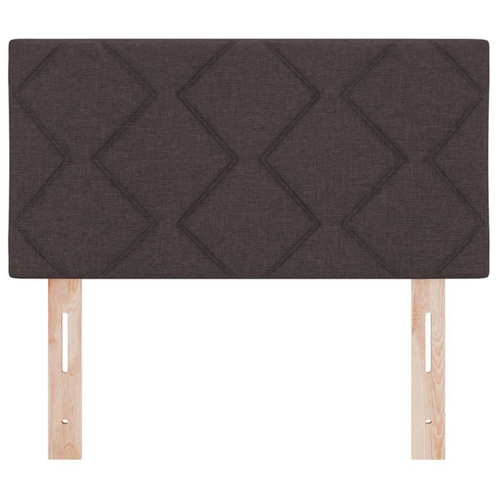 Tăblie cap cu lumini cu bandă LED Ajustabil Maro 80 cm țesătură - WALTI WALTI