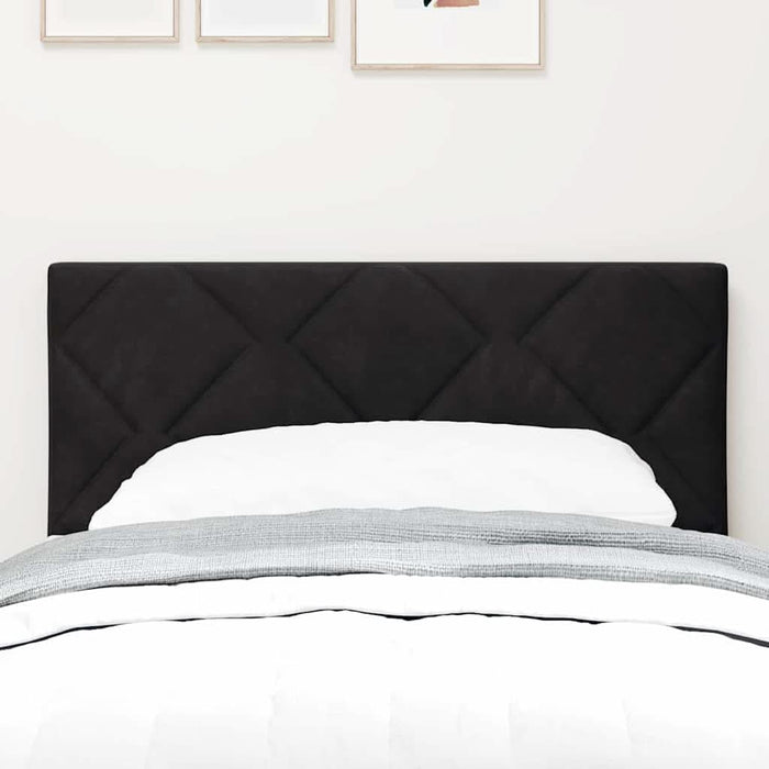 Tăblie LED cu lumini cu bandă LED Geometric Negru 80 cm Catifea - WALTI WALTI