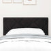 Tăblie LED cu lumini cu bandă LED Geometric Negru 80 cm Catifea - WALTI WALTI