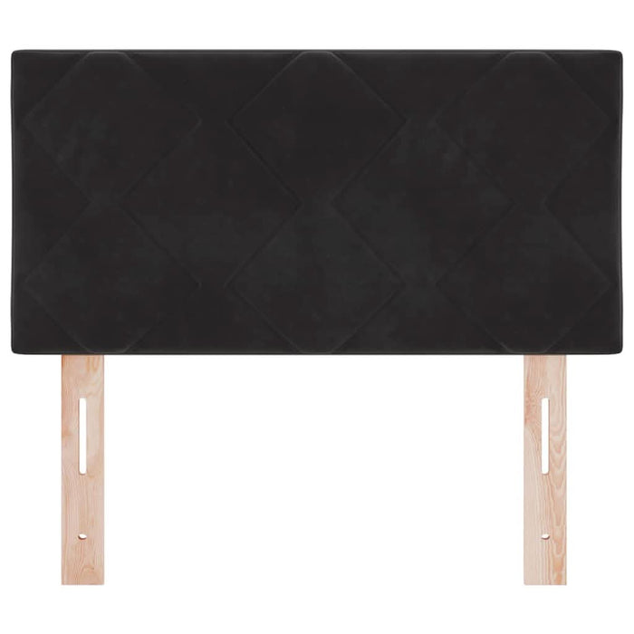 Tăblie LED cu lumini cu bandă LED Geometric Negru 80 cm Catifea - WALTI WALTI