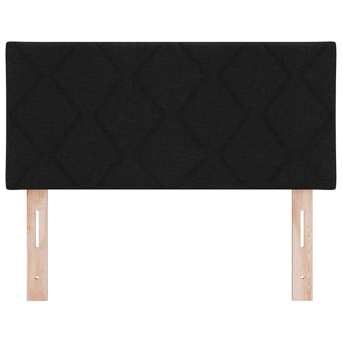 Tăblie cap cu lumini cu bandă LED Negru 90 cm țesătură - WALTI WALTI