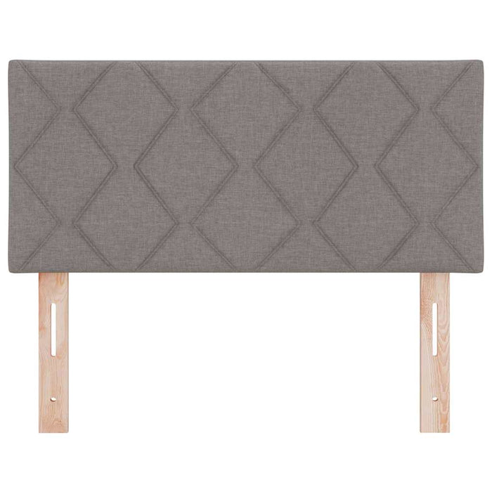 Tăblie cap cu lumini cu bandă LED Gri deschis 90 cm țesătură - WALTI WALTI