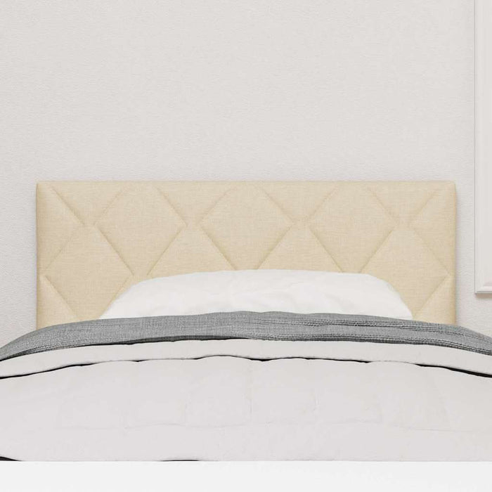 Tăblie cap cu lumini cu bandă LED Ajustabil Crem 90 cm țesătură - WALTI WALTI