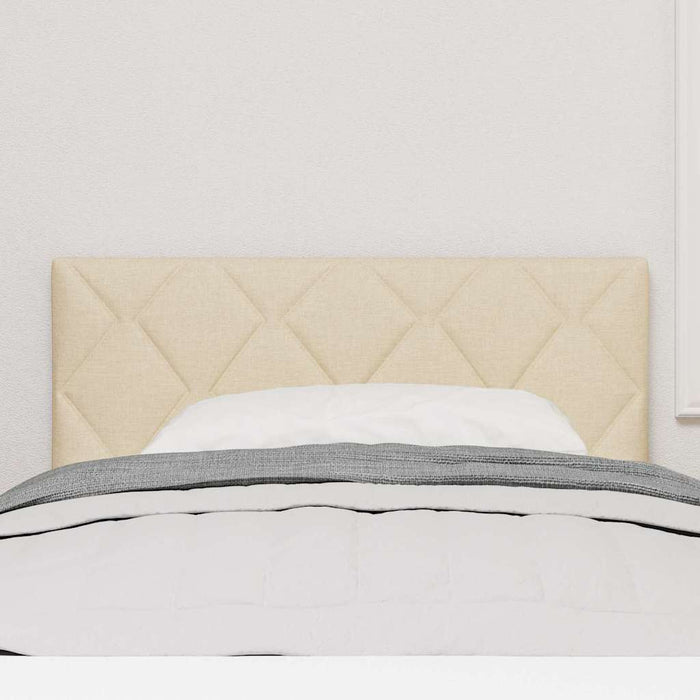 Tăblie cap cu lumini cu bandă LED Crem 100 cm țesătură - WALTI WALTI