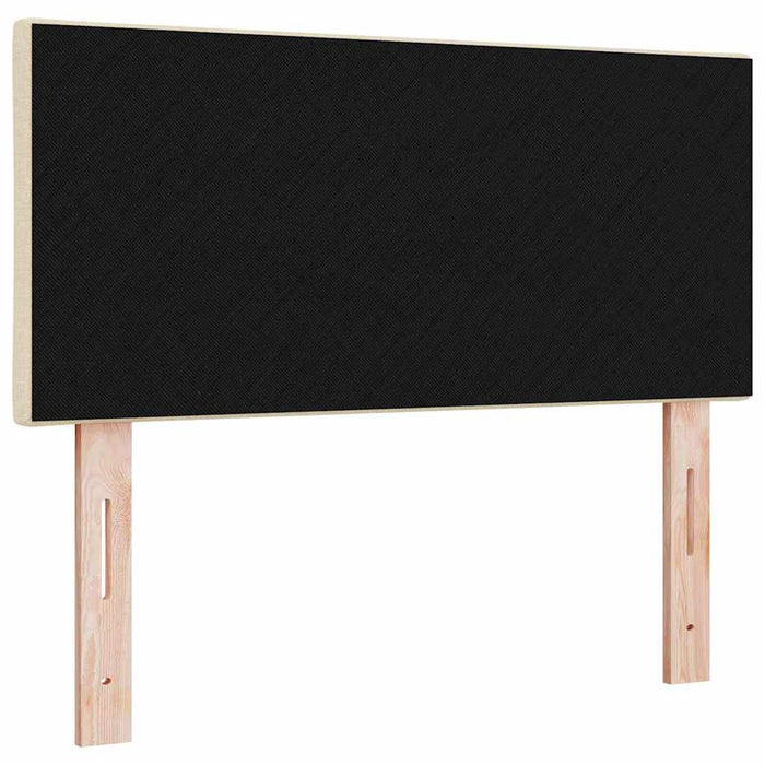 Tăblie cap cu lumini cu bandă LED Crem 100 cm țesătură - WALTI WALTI