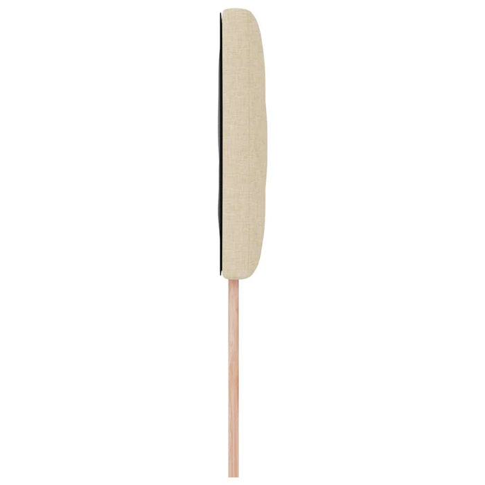Tăblie cap cu lumini cu bandă LED Crem 100 cm țesătură - WALTI WALTI