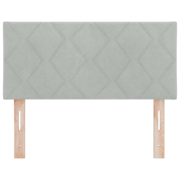 Tăblie LED cu lumini cu bandă LED Gri deschis 100 cm Catifea - WALTI WALTI