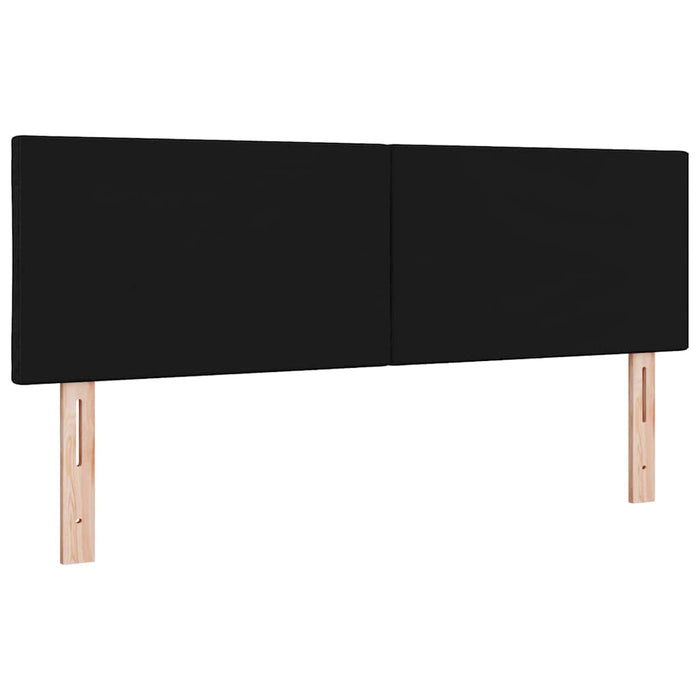 Tăblie LED Negru 144 cm țesătură WALTI