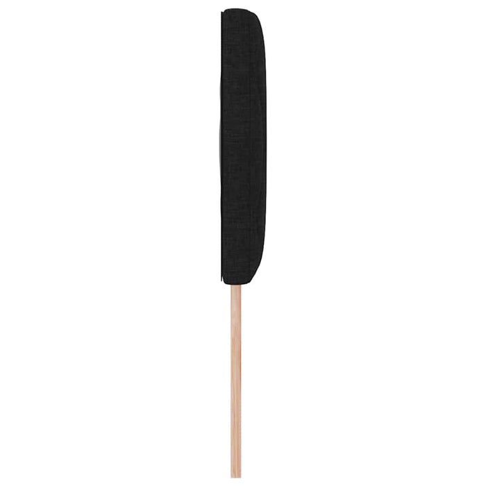 Tăblie LED Negru 144 cm țesătură WALTI