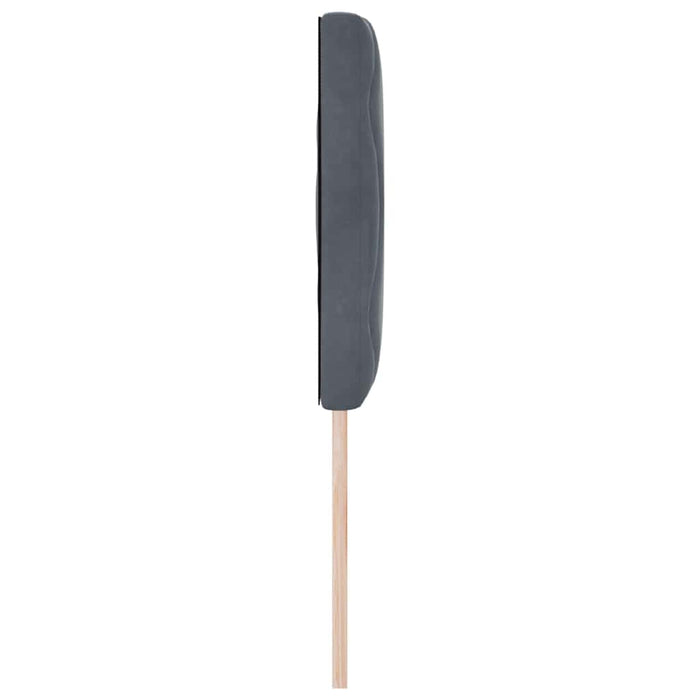 Tăblie LED Gri închis 144 cm Catifea WALTI