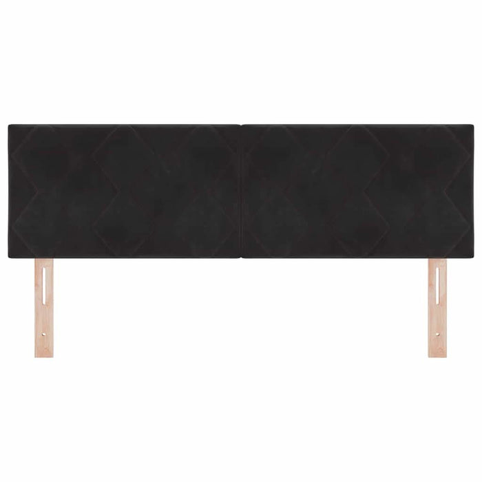 Tăblie LED cu lumini cu bandă LED Manual Negru 144 cm Catifea - WALTI WALTI